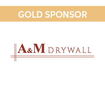 ABC Sponsor Side Slider Gold -  A and M Drywall